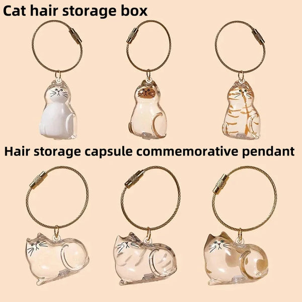 Transparent Cat Hair Storage Box