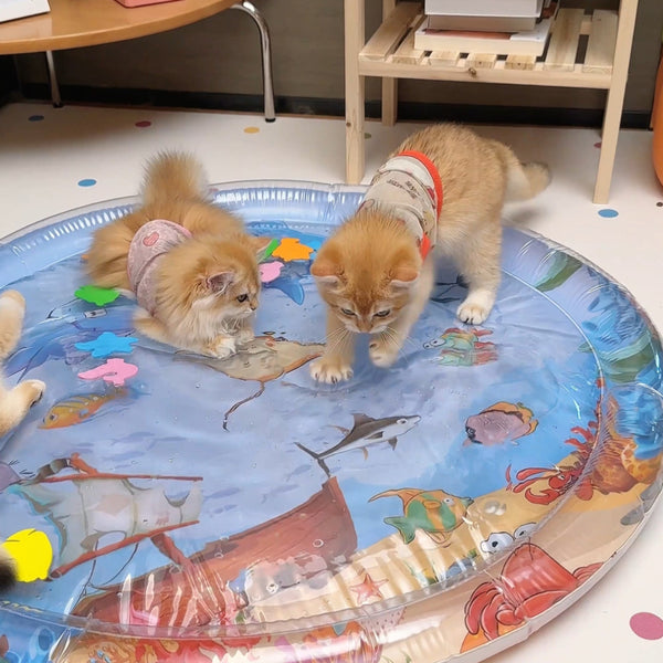 Cute Cat Water Mat