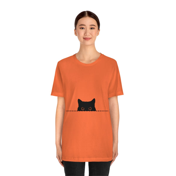 Sneak Black Cat Unisex T-shirt