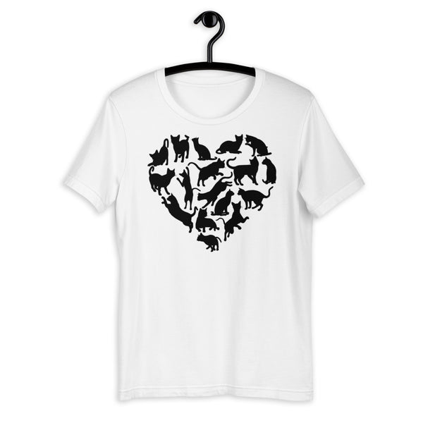 Cats Heart Unisex T-shirt