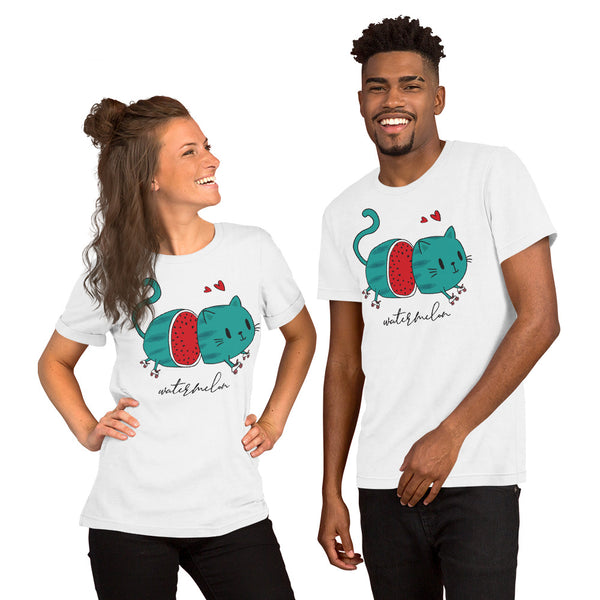 Watermelon Cat Unisex T-shirt