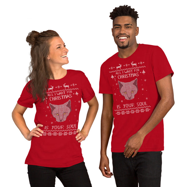 Christmas Cat Soul Unisex T-shirt