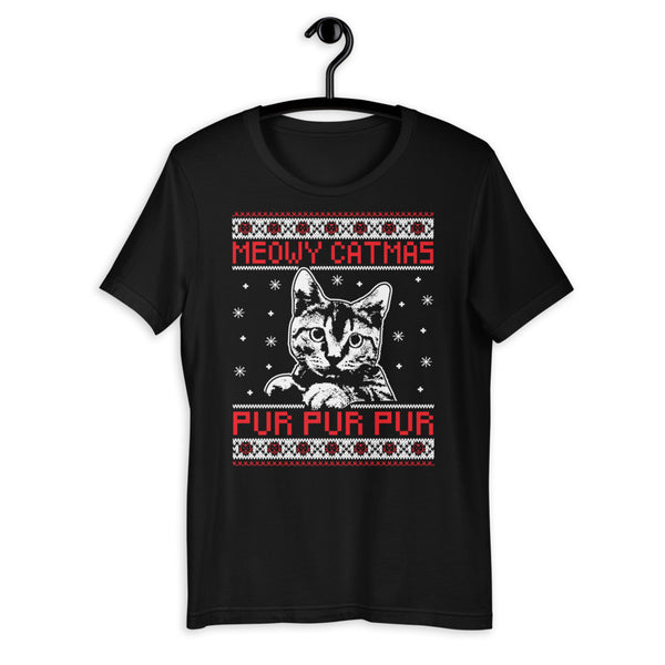 Meowy Christmas Unisex T-shirt