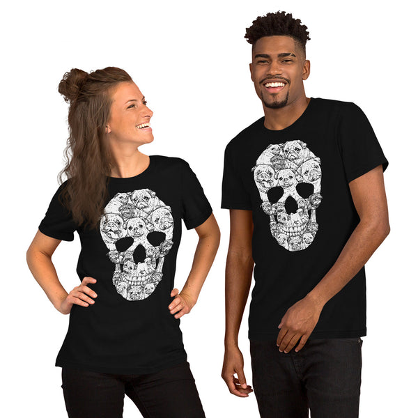 Pugs Skull Unisex T-shirt