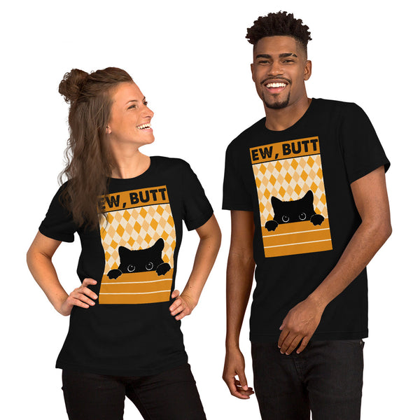 EW BUTT Cat Unisex T-shirt