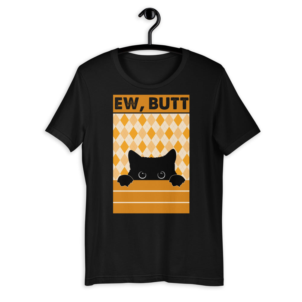 EW BUTT Cat Unisex T-shirt