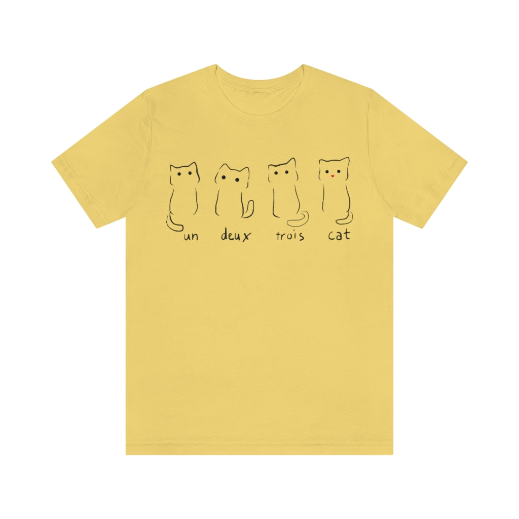 T shirt fashion un deux trois cat