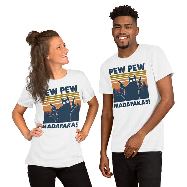 Pew Pew Cat Unisex T-shirt