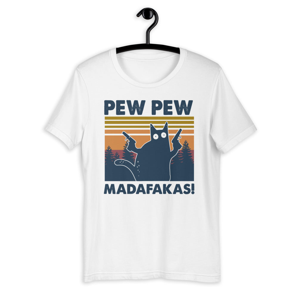 Pew Pew Cat Unisex T-shirt