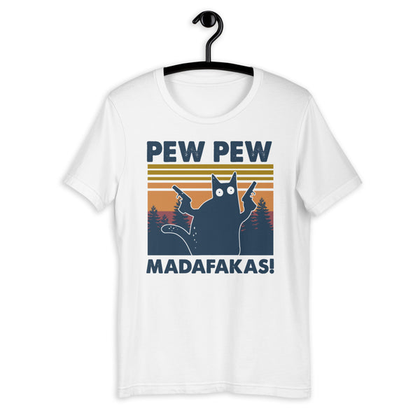 Pew Pew Cat Unisex T-shirt
