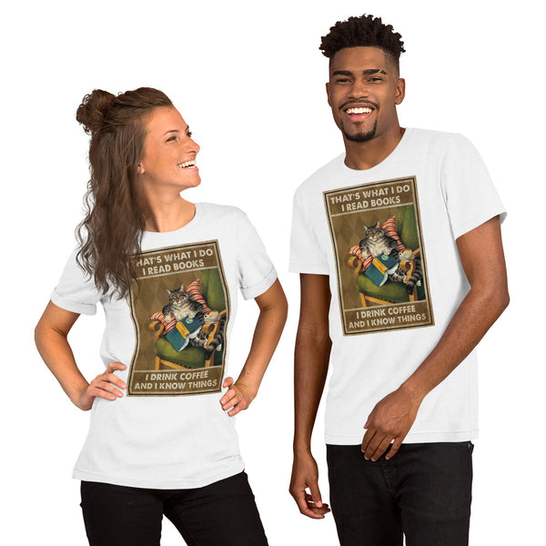 I Drink Coffee Cat Unisex T-shirt
