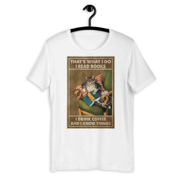 I Drink Coffee Cat Unisex T-shirt