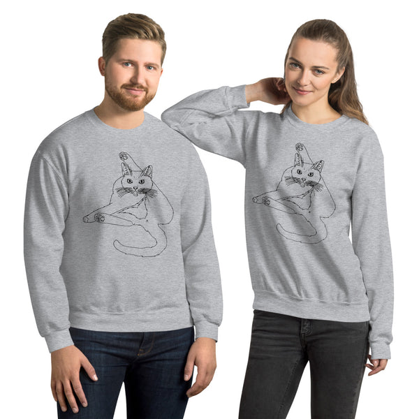 Funny Cat Unisex Sweatshirt