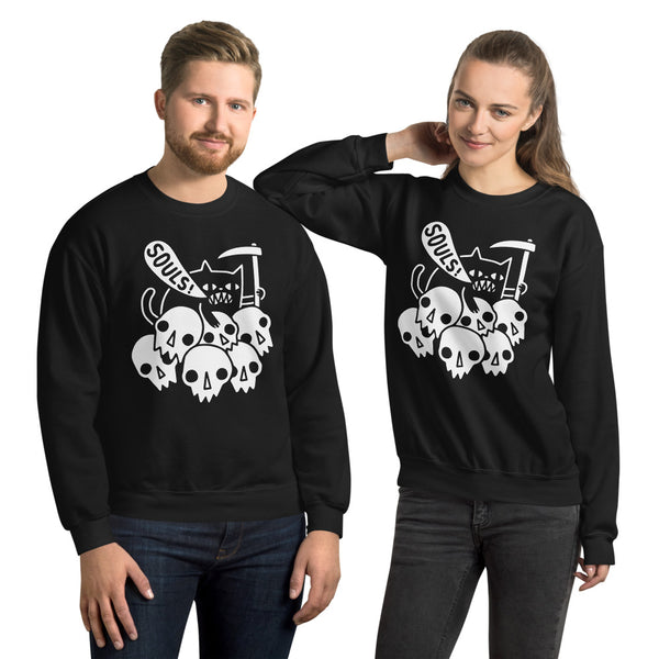 Cat Got Your Soul? Unisex Sweatshirt