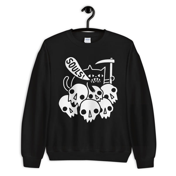 Cat Got Your Soul? Unisex Sweatshirt