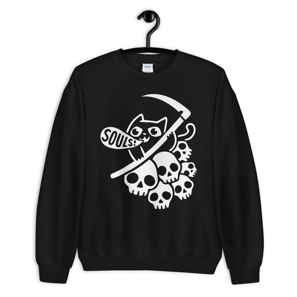 Cat Got Your Soul? Unisex Sweatshirt