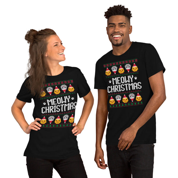 Meowy Christmas Unisex T-shirt