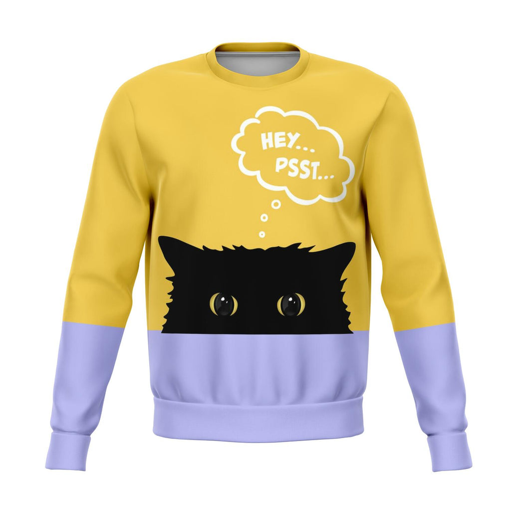 Sneak Cat Unisex Fashion Sweatshirt
