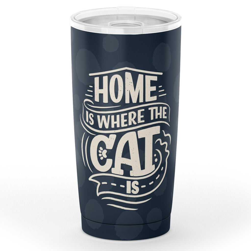 Home Is Where The Cat Is Tumbler