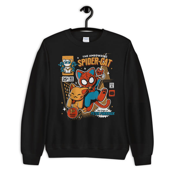 Spider Cat Unisex Sweatshirt
