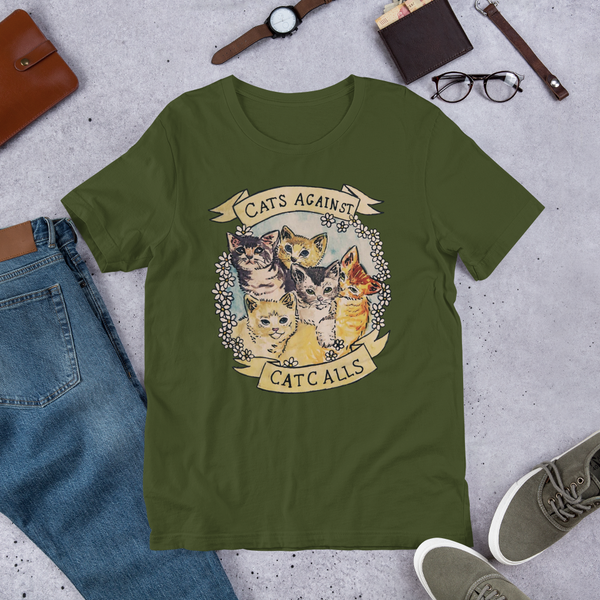 Cats Against Catcalls Unisex T-shirt
