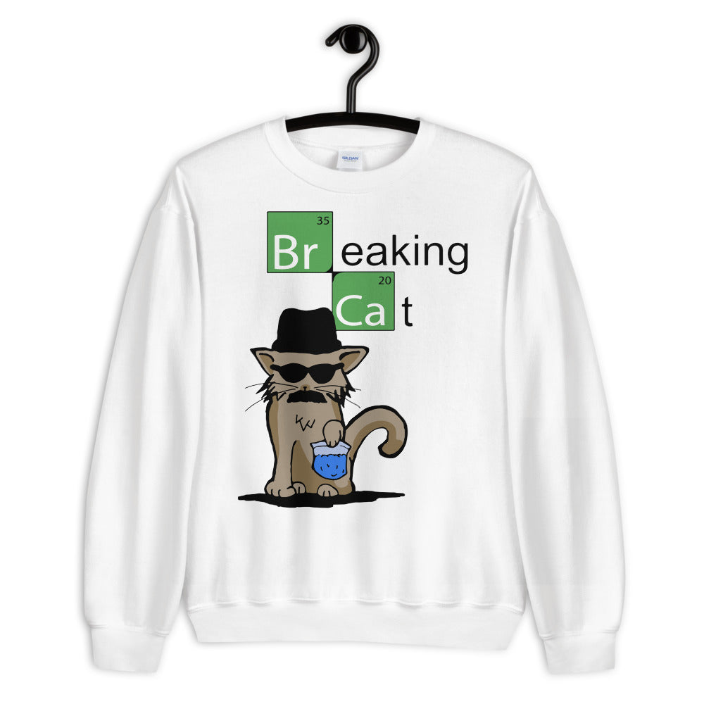 Breaking Cat Unisex Sweatshirt