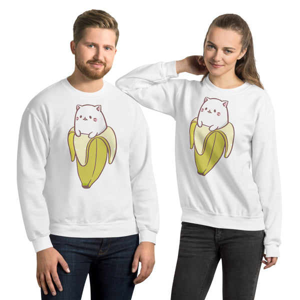 Cat Banana Unisex Sweatshirt