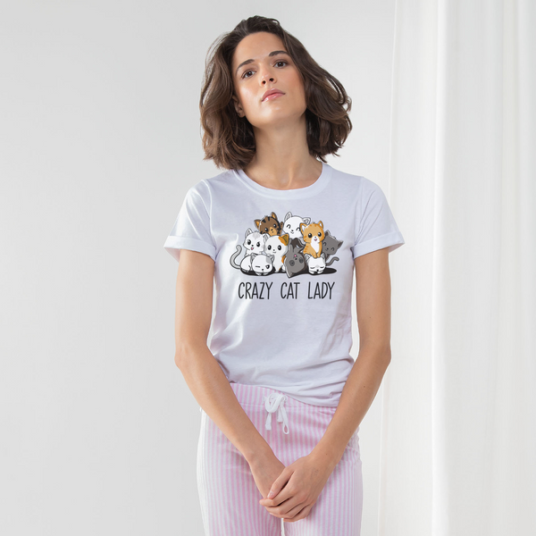 Crazy Cat Lady Women Long Pant Pyjama Set