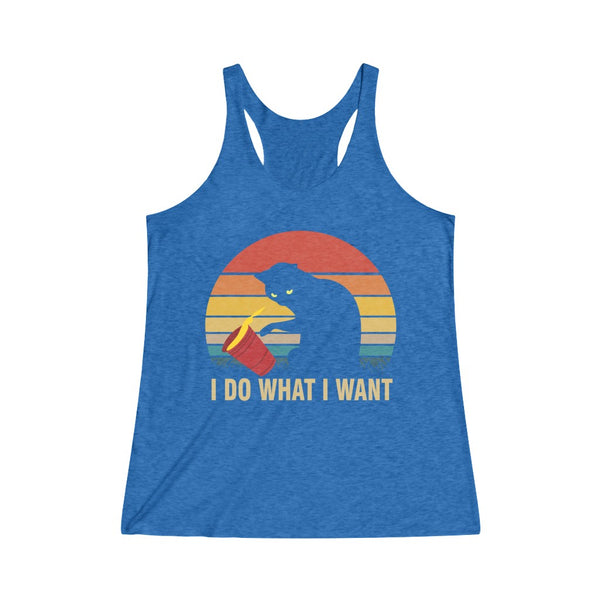 I Do What I Want Women's Racerback Tank Top