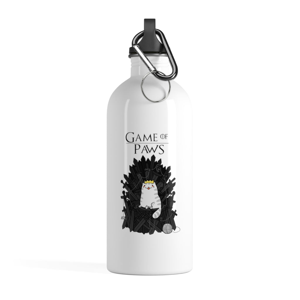 Game Of Paws Stainless Steel Water Bottle