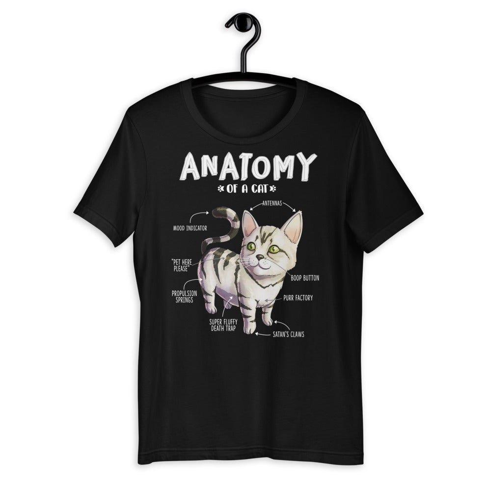 Anatomy Of A Cat Unisex T-shirt