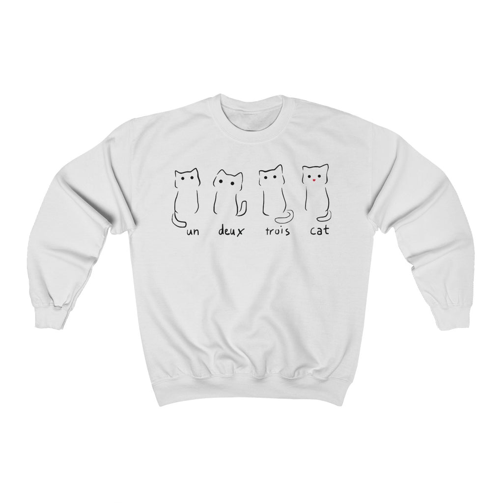 Un deux trois online cat sweater