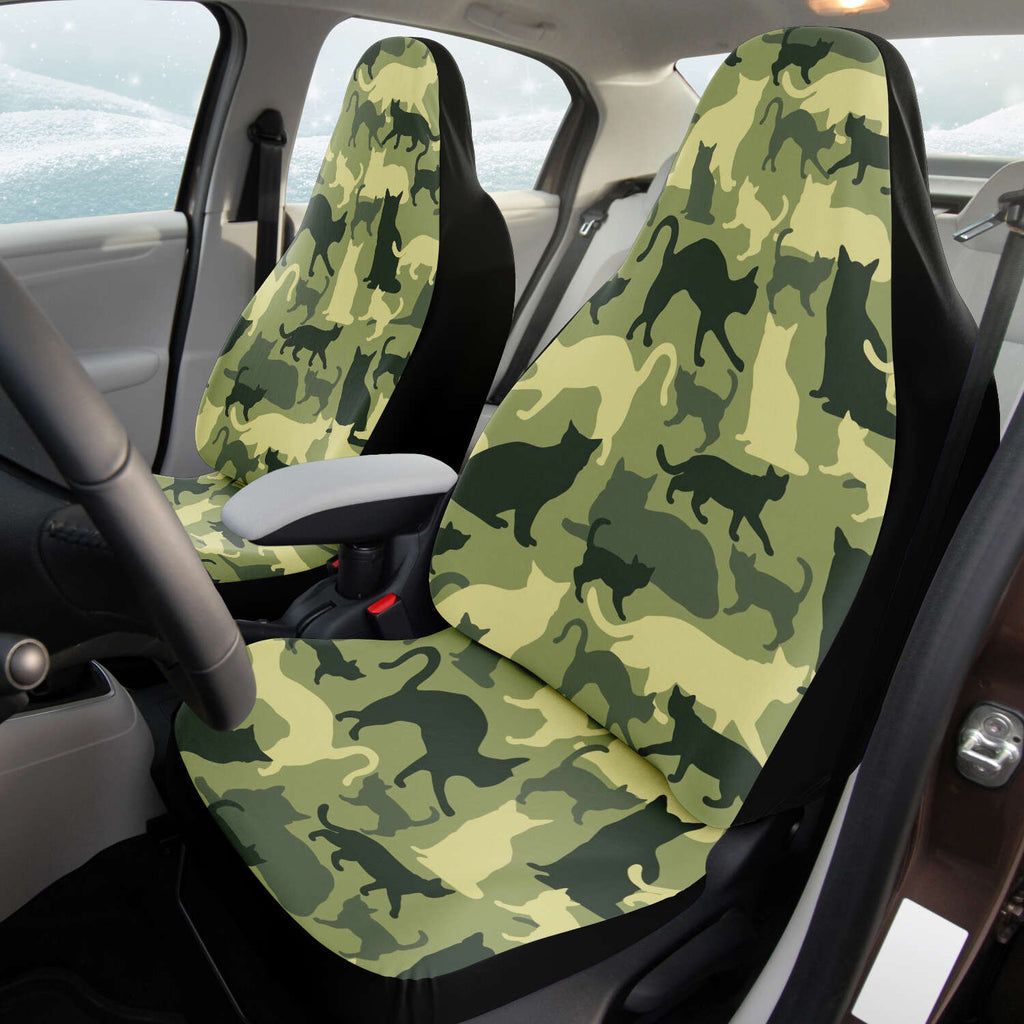 Cat Camouflage Car Seat Cover