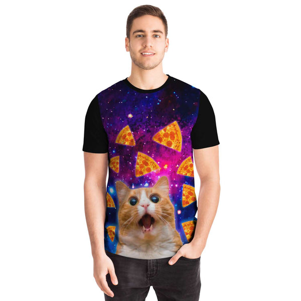 Pizza Cat AOP Unisex T-shirt