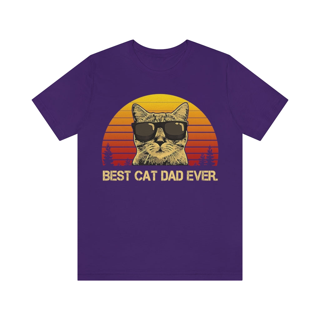 Best cat dad top ever shirt