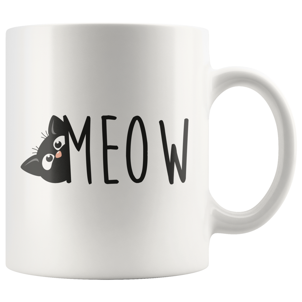 Sneak Cat Meow Mug