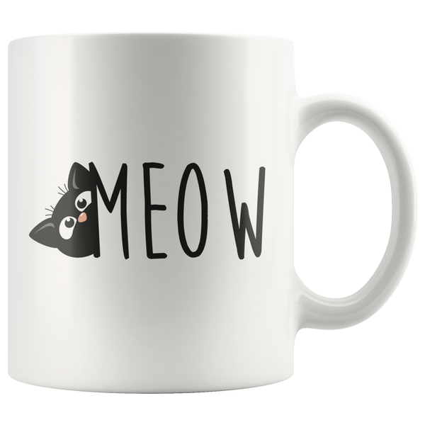 Sneak Cat Meow Mug