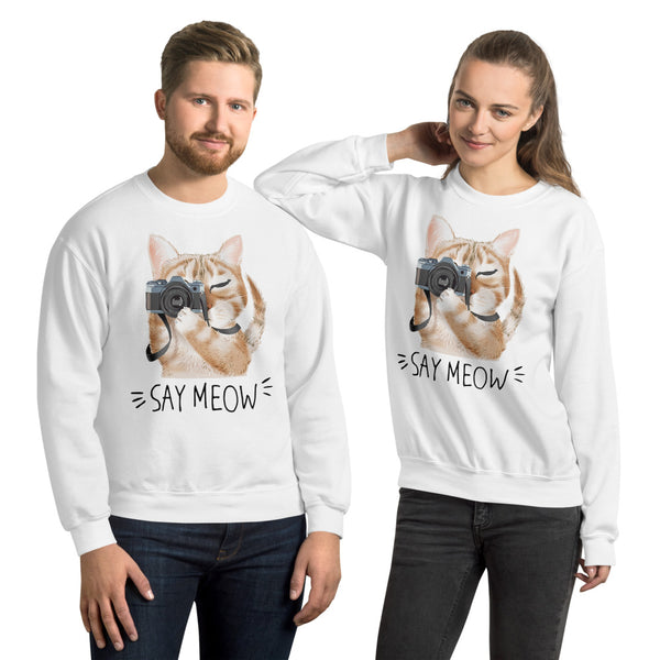 Say Meow Unisex Sweatshirt