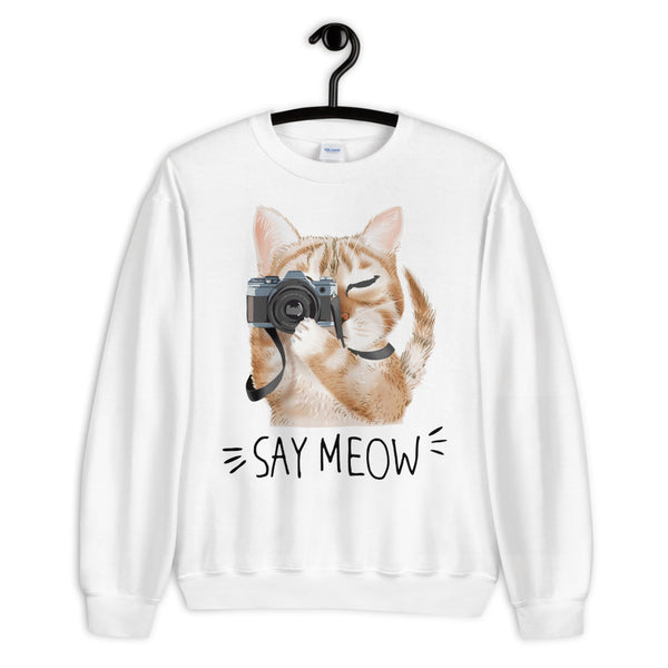 Say Meow Unisex Sweatshirt