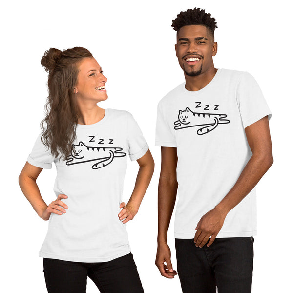 Sleeping Cat Unisex T-shirt