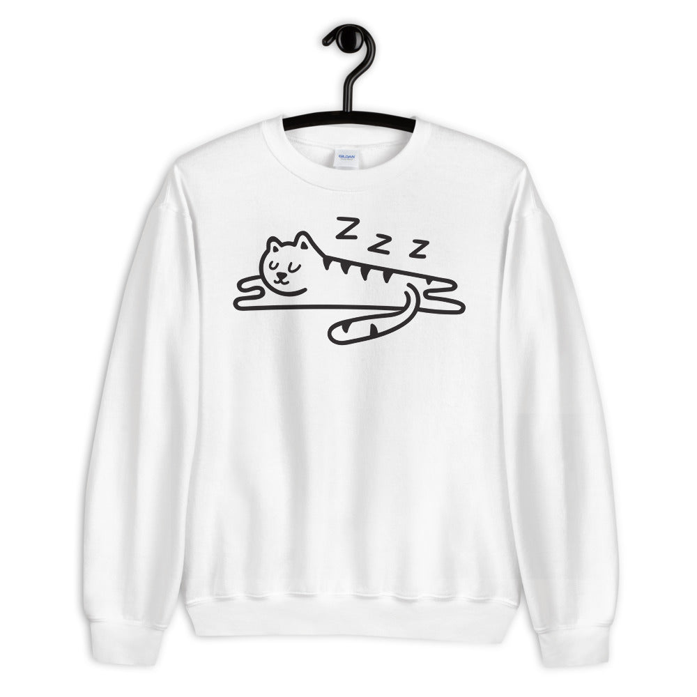 Sleeping Cat Unisex Sweatshirt