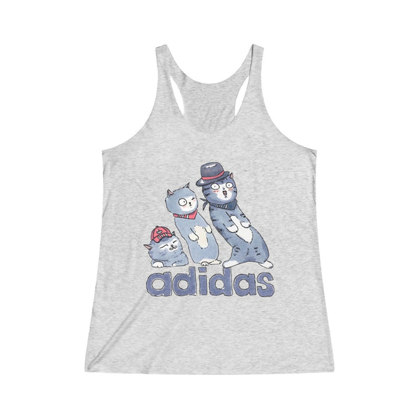 Adicat Women's Tri-Blend Racerback Tank Top