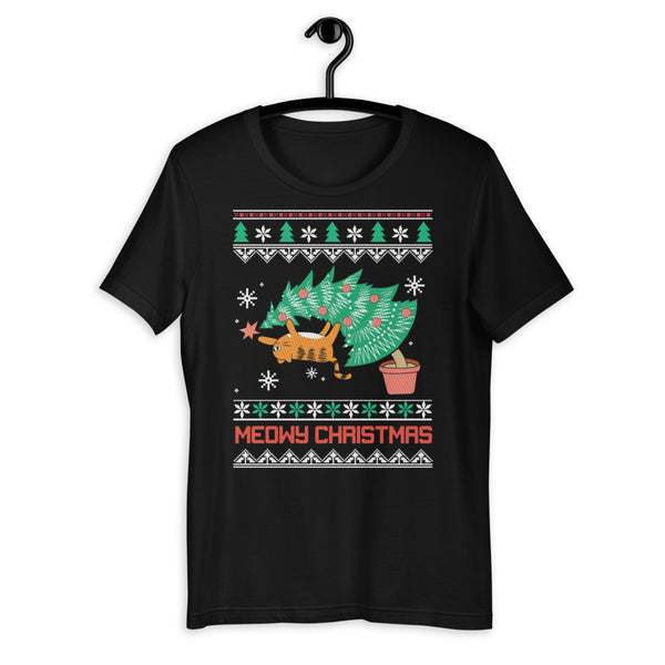 Merry Christmas Cat Unisex T-shirt