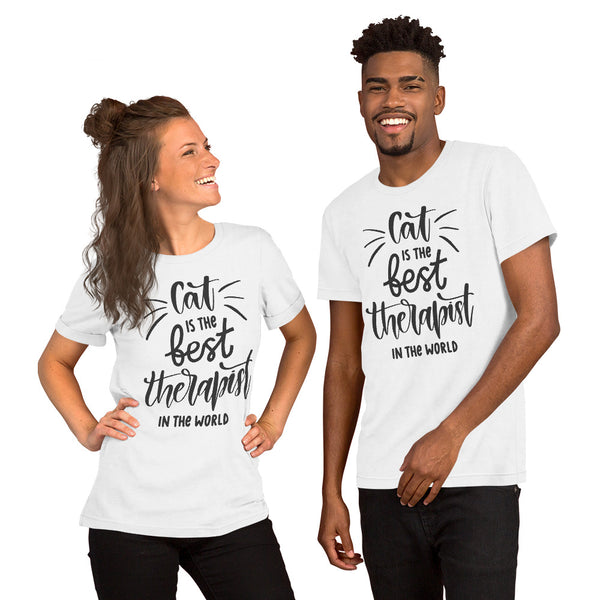 Cat Is The Best Therapist In The World Unisex T-shirt