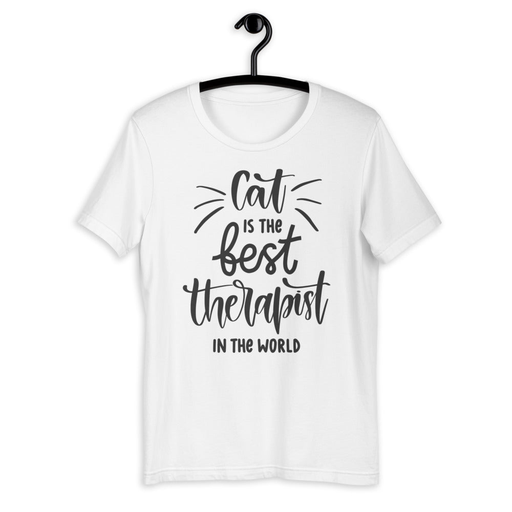 Cat Is The Best Therapist In The World Unisex T-shirt