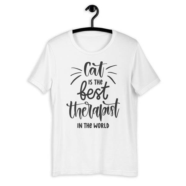 Cat Is The Best Therapist In The World Unisex T-shirt