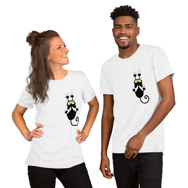 Cat Scratching Unisex T-shirt