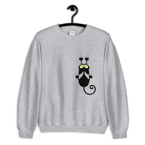 Cat Scratching Unisex Sweatshirt