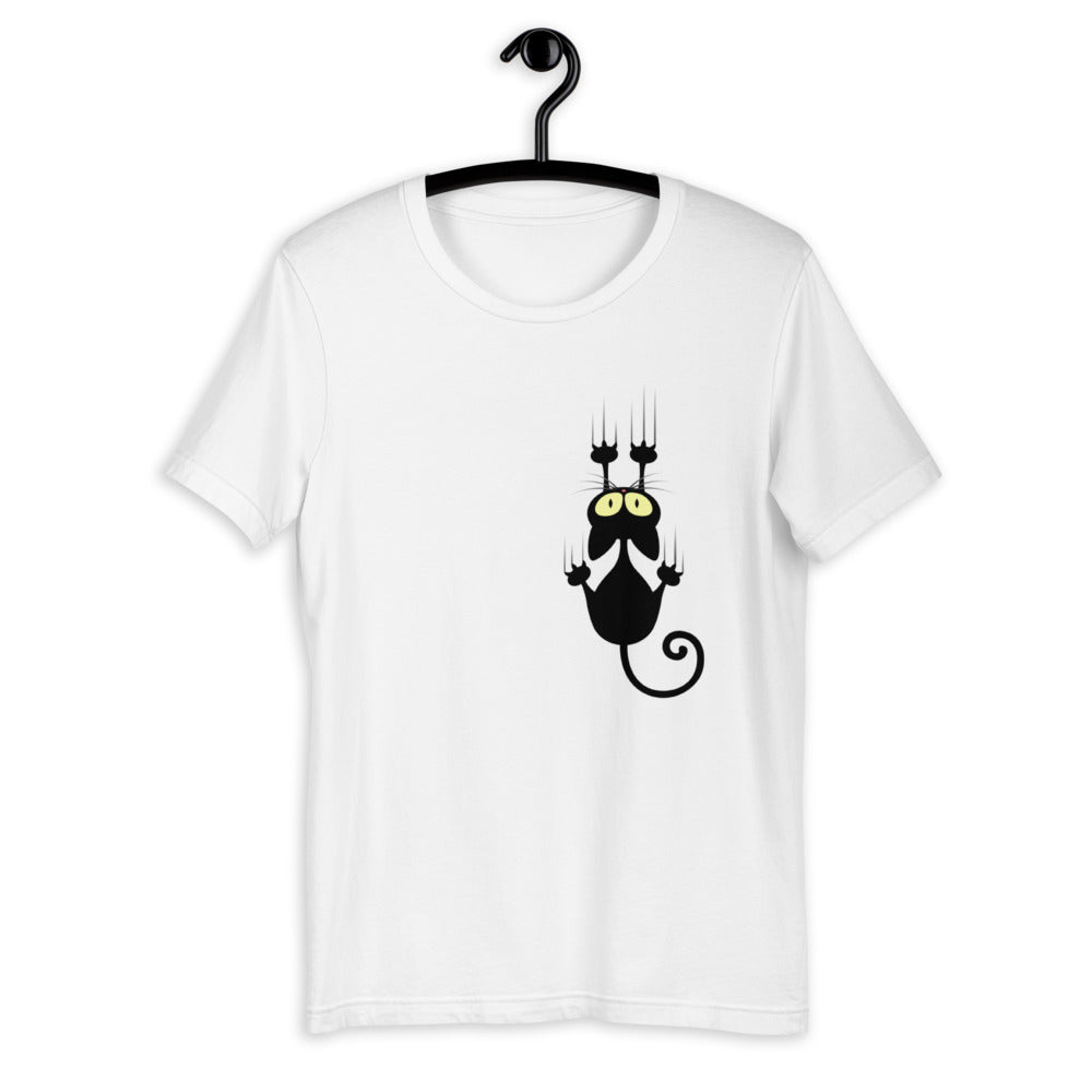 Cat Scratching Unisex T-shirt