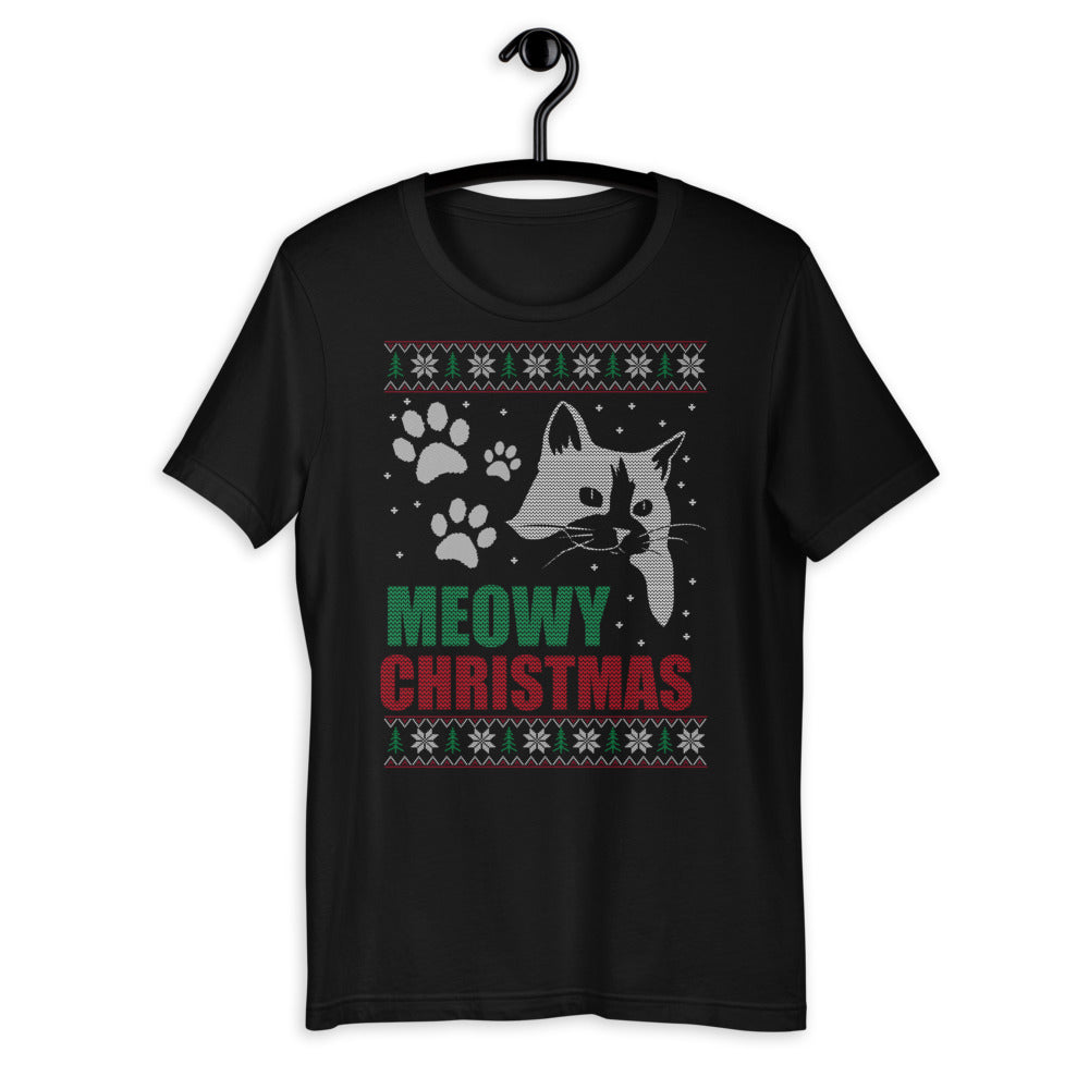 Meowy Christmas Unisex T-shirt